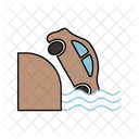 Sea Accident Car Water Icon