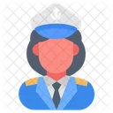 Sea Captain Navy Captain Good Sailer Icon
