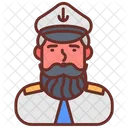 Sea Captain Commander Leader Icon
