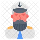 Sea Captain Commander Leader Icon
