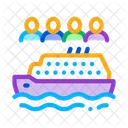 Sea Crossing Liner Icon