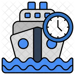 Sea Delivery Time  Icon