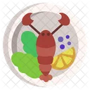 Sea Food Crab Fish Icon