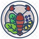 Sea Food Crab Fish Icon