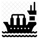 Cargo Boat Cargo Ship Sea Freight Icon