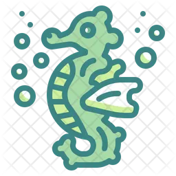 Sea horse  Icono