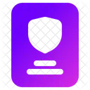 Shield Book Ledger Icon