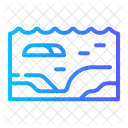 Sea Climate Change Global Warming Icon