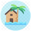 Sea Level Rise Ocean Climate Icon