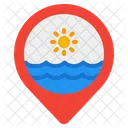 Sea Location  Icon