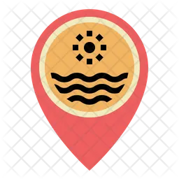 Sea Location  Icon