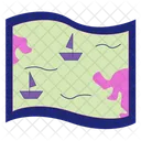 Sea Map Map Location Icon