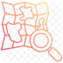 Sea navigation map  Icon
