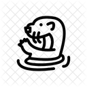 Sea Otter Marine Animal Ocean Icon