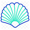 바다 포탄 조개 가리비 아이콘