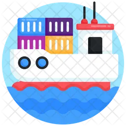 Sea Shipment  Icon