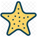 Sea Star Fish Beach Icon