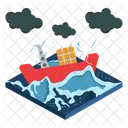 Sea Storm Maritime Waves Icon