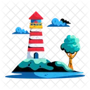 Sea Tower Navigation Tower Sea Navigation Icon
