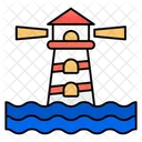 Sea Tower Watchhouse Lighthouse Icon