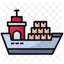 Ship Shipping And Delivery Cargo Ship Icon