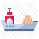 Ship Shipping And Delivery Cargo Ship Icon