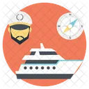 Cruise Travel Ship Icon