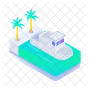 Sea Travel Watercraft Ship Icon