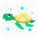 Sea Turtle Chelonian Terrapin Icon