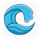 Water Wave Sea Icon