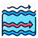 Sea Wave Direction Ocean Water Icon