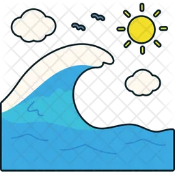 Sea waves  Icon