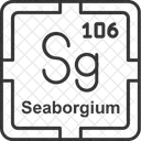 Seaborgium Preodic Table Preodic Elements Icon