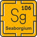 Seaborgium Preodic Table Preodic Elements Icon