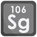 Seaborgium Periodic Table Chemists Icon