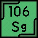 Seaborgium Periodic Table Chemistry Icon