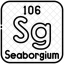 Seaborgium Chemistry Periodic Table Icon