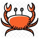 Crustacea Seafood Edible Icon