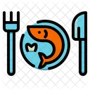 Seafood Restaurant Fish Icon
