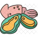 Seafood Oyster Fish Icon