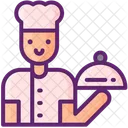 Seafood Chef Male  Icon