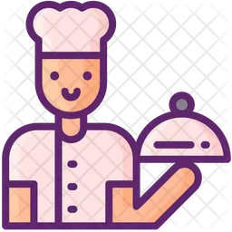 Seafood Chef Male  Icon