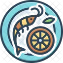 Seafood Dish Fried Icon