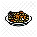 Seafood Pasta Sea Icon