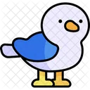 Seagull Kawaii Summer Icon