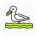 Seagull Summer Vacation Icon