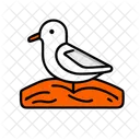 Seagull Summer Vacation Icon