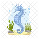 Seahorse Animal Sea Icon