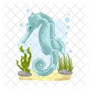 Seahorse Animal Sea Icono