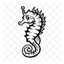 Seahorse Animal Sea Icon